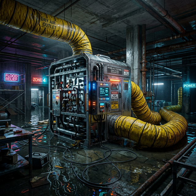 Desiccant Dehumidifiers setup